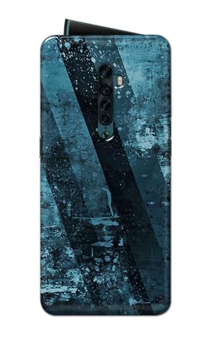 Image of Printed Hard Back Cover for Oppo Reno2 Back Cover (Rugged Background -J1) -190724(EA)