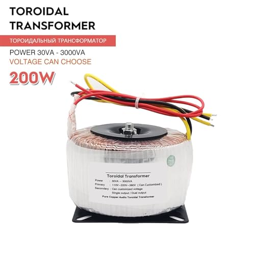 Transformateur toroïdal 200W éliminateur de bruit pour montage audio 15V