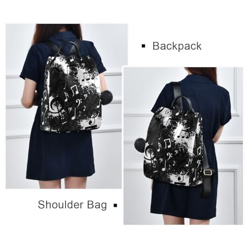 Mochila para mujer a la moda con cierre de seguridad posterior anticaídas 7