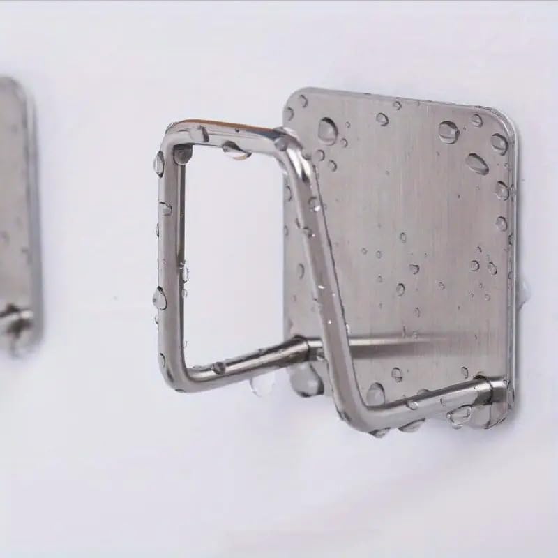 Stainless Steel Adhesive Sponge Holder for Kitchen Sink | Waterproof Caddy Organizer | Rustproof Sponge Rack for Scrubber & Brush | Kitchen Accessories (1-pcs)-image-43