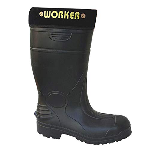 Lemigo Bottes de Pluie EVA Worker (Noir, 41)