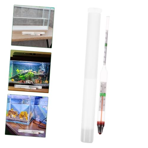 Milisten 1 Set Dichtemessgerät für Meerwasseraquarium, Salimeter, Hydrometer, Aquarium-Testset, Ammoniak-Tester, Messgerät für Aquarium, Gravimeter, Salzwasser