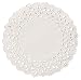 School Smart Round Paper Lace Doilies - 4 inch - Pack of 100 - White