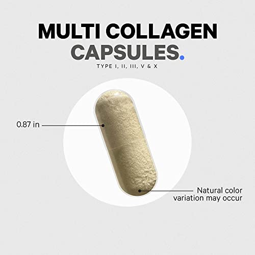 Codeage Multi Collagen Protein Capsules, Type I, Ii, Iii, V, X, Grass Fed & Hydrolyzed Collagen Pills Supplement, All In One Collagen, Bone Broth, Amla Berry Source Of Vitamin C, Non-Gmo, 90 Count #TOP5