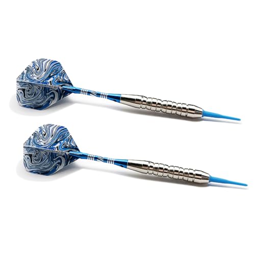 Fléchettes type broche bleu BESPORTBLE pour cible de jeu