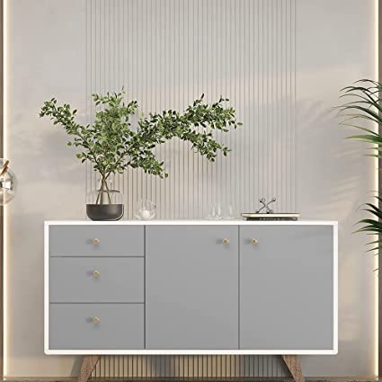Image of WALLMATE Grey Wallpaper Matte Solid Gray Contact Paper Texture Self-Adhesive Peel and Stick Thick Removable Wallpaper for Bedroom Cabinets Livingroom (24 x 120 inch, Light Grey Matte)