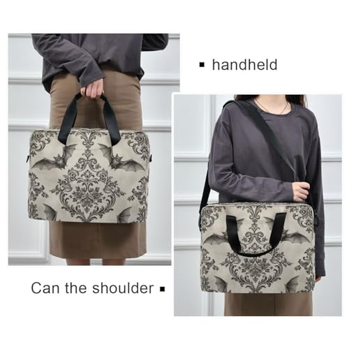 Bolso maletín vintage para laptop y oficina miniatura 2