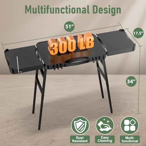 Image of Pizza Oven Table Compatible with Ninja Woodfire