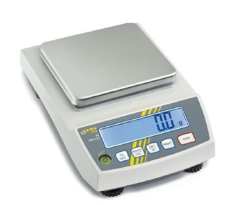 Balanza de precisión - La solución económica y rentable [Kern PCB 2500-2] , Campo de pesaje [Max]: 2500 g, Lectura [d]: 0,01 g
