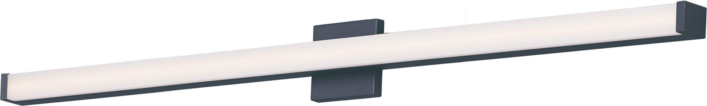 Maxim 52008BK Spec Collection 48 Inch Dimmable LED Bathroom Vanity Light I 3000K I Black I Modern Contemporary Light Fixture I Perfect for Bathroom Vanities