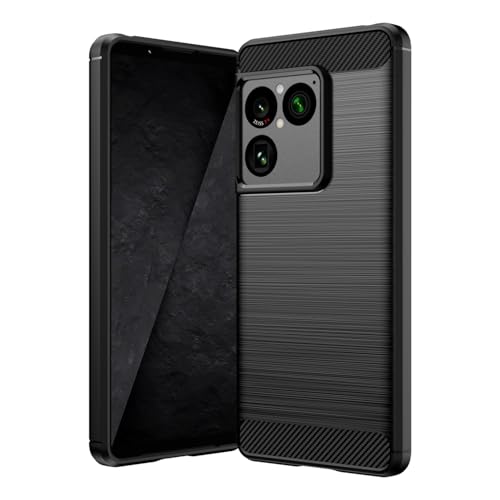 TingYR Coque Compatible avec Sony Xperia 1 VIII, Housse Silicone Ultra Mince, TPU Silicone, Anti Rayure, Anti Chute, Durable.(Noir)