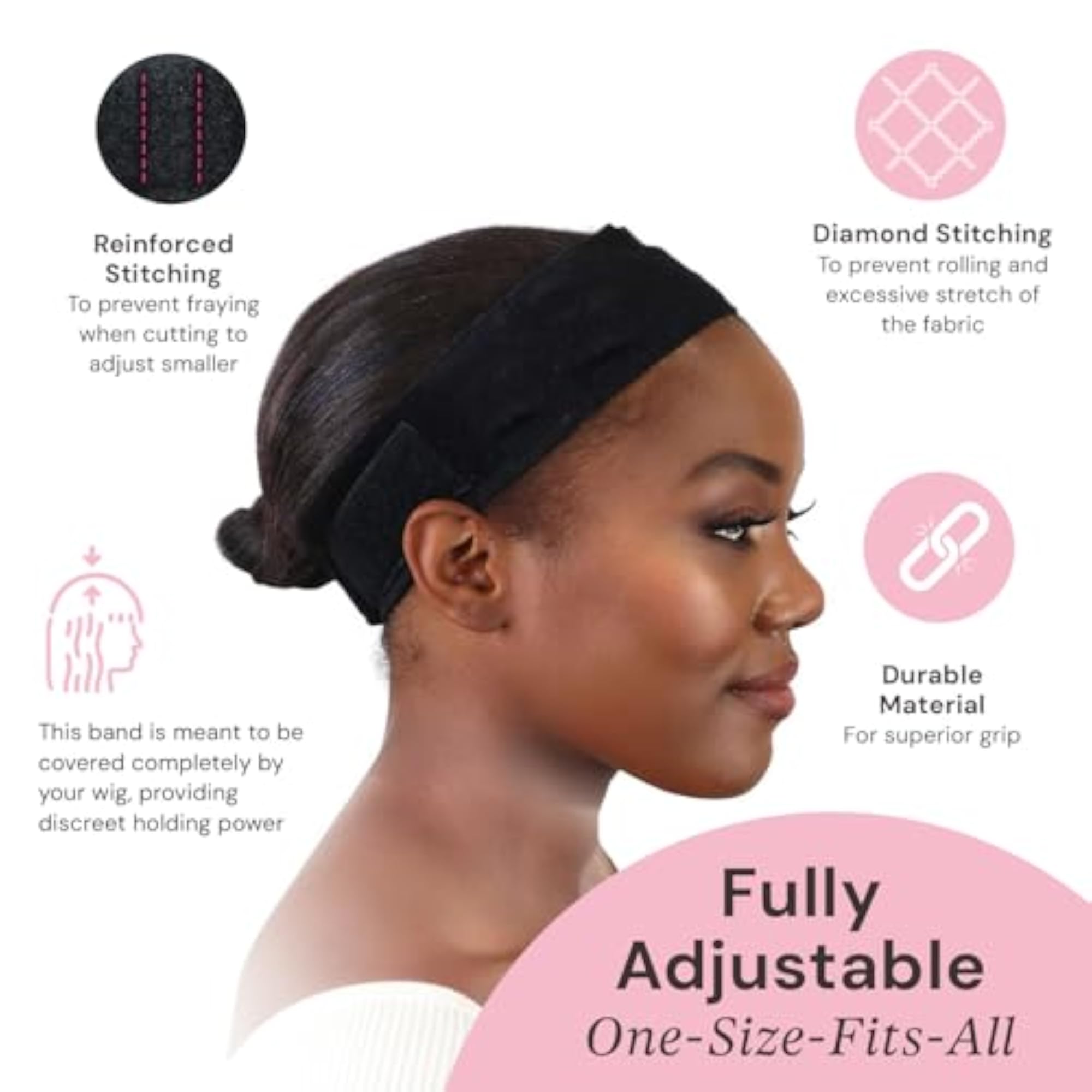 WIGRIP Wig Comfort Band Black AD