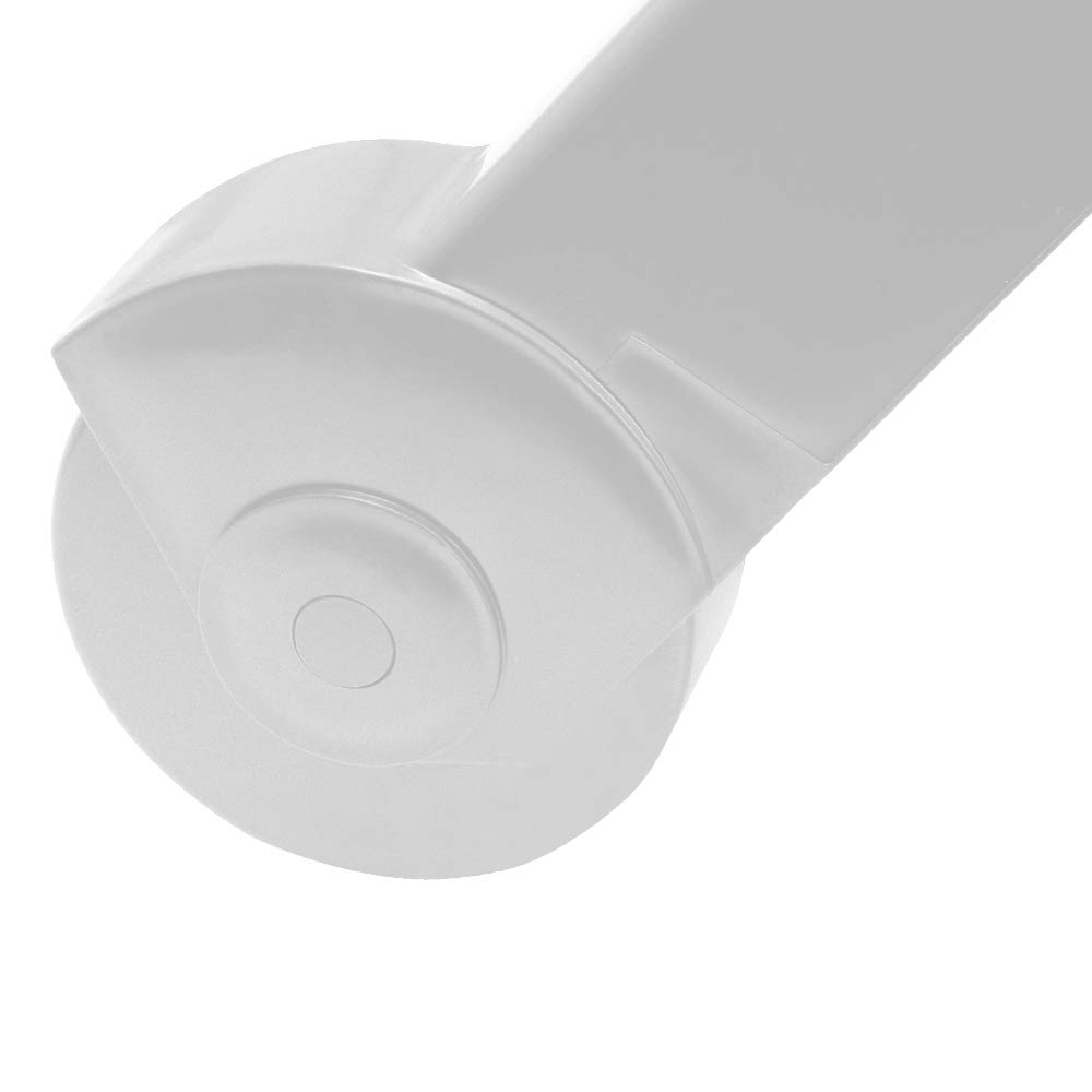 IPAE PRO GARDEN 75329 Tumbona Plegable con Ruedas, Blanco, 72 x 195 x 101 Cm