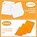 Minatee 2 Pcs 12 x 12 Inch Plastic Body Filler Mixing Board with 3 Pcs Reusable Body Filler Spreaders 4, 5, 6 Inch Plastic Spreaders, Auto Body Tools for Applying Automotive Fillers Putties Glazes