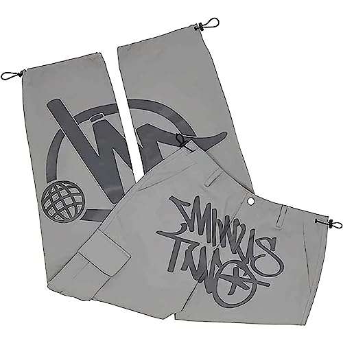 sPeesy Minus Two Cargo Trousers, Trousers Minus Two Straight Trousers Street Pocket High Waist Printed Hip Hop, Unisex Y2K Trousers, Overalls Minus Two Jogging Bottoms, Y2K Cargo Jeans Baggy Pants ( C
