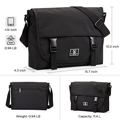 Oiwas 14 Inch Messenger Bag - Satchel For 14 Inch Laptop Leisure Computer Crossbody Briefcase Men Women #TOP1