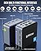 GMKtec Mini PC Intel N150(Turbo 3.6GHz) 12GB DDR5 256GB SSD Dual LAN, Desktop Mini Computer 4K Triple Display, WiFi6, BT5.2, Energy Efficient