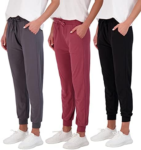 Real Essentials Womens Lounge Jogger Soft Teen Sleepwear Pajamas Fashion Camo Tie Dye Loungewear Pant - Active Athletic Pants for Yoga, Workout, Track, Gym, Running with Pockets, Set 6, XX-Large