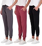 3 Pack: Women's Lounge Jogger Soft Teen Sleepwear Pajamas Fashion Camo Tie Dye Loungewear Yoga Pant