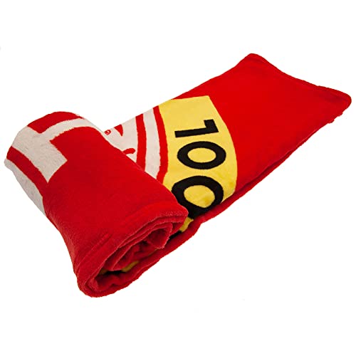 Liverpool FC This Is Anfield Fleece Blanket (One Size) (Red/White/Yellow)