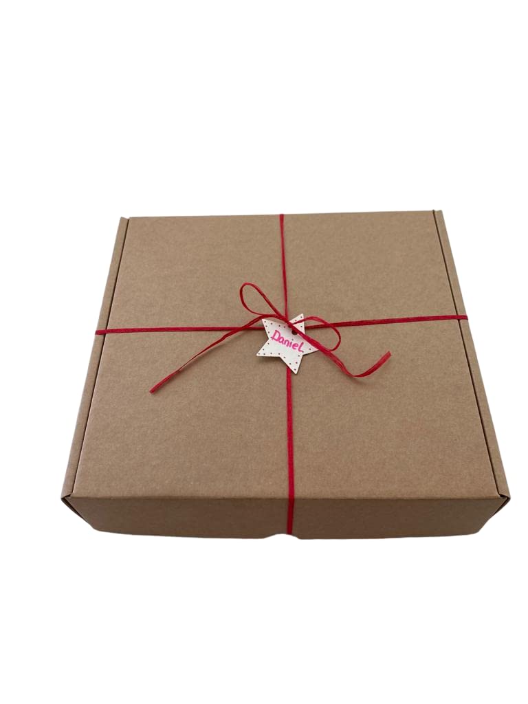 VINTIUN - Lampara Quitamiedos Personalizada con Nombre - Estrella Luminosa Madera Personalizable para Bebé y Adulto (Mariposas)