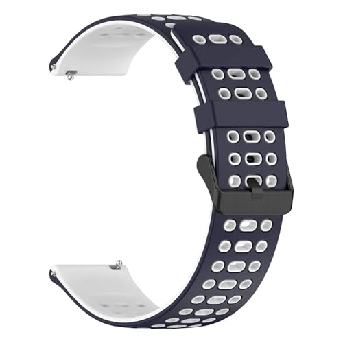 [�����ȓX] 22MM ���j�o�[�T�� 3 �񌊃f���A���J���[�V���R���X�g���b�v�A�ɓK��Huawei Watch GT6/GT6Pro GT5 GT4 GT3 46mm �����p�X�g���b�v�ɓK���Ă��܂��B(Blue white)