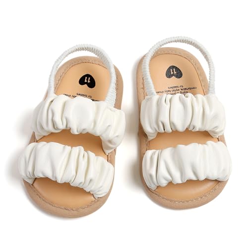 Image of Infant Baby Boys Girls Summer Sandals Party Wedding Dress Flats Shoes Newborn Crib Shoes First Walkers Prewalkers 0-18 Months