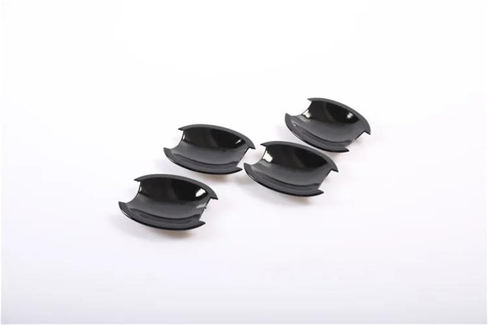 Ujnheq Black Bowl For Nissan For March For Micra K12 For Tiida C11 2003-2010 Car Door Handle Covers Stickers Overlay Accessories(Black Bowl)