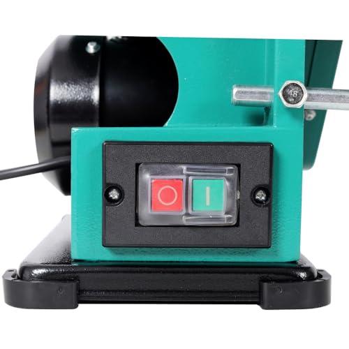Benchtop Belt and Disc Sander, Bench Sander with 4 x 36 in Belt and 6 in Disc, Cast Iron Base with Double Dust Exhaust Port, High Torque Motor, Adjustable Beveling Table, Premium Professional Design thumbnail 7