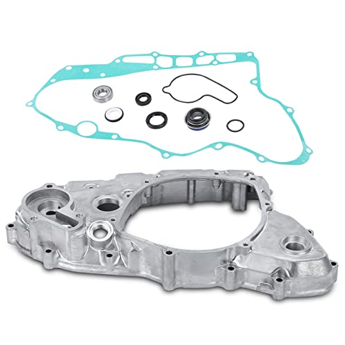 A-Premium Right Passenger Side Engine Clutch Crankcase Cover Compatible with Honda Sportrax 450 2004-2005, Replace 11330-HP1-670