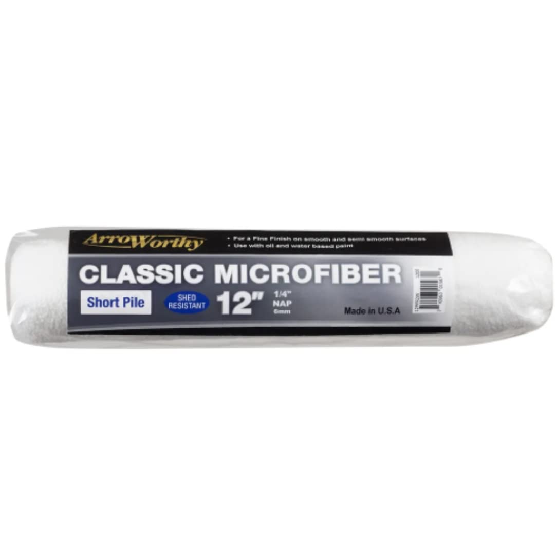 Gripper Cloth Arroworthy Classic 12" Microfiber Cover (1-1/2" Diameter Core) Short Pile