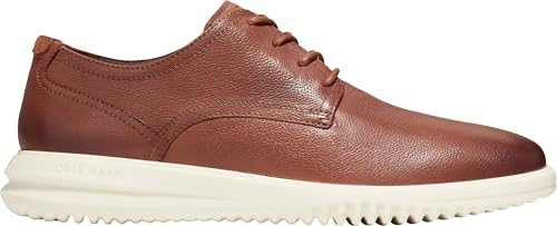 Cole Haan mens Grand+ Plain Toe Oxford, British Tan Leather/Ivory, 9.5 US