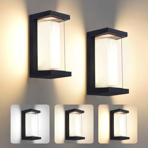 Applique rectangle aluminium de prestige pour éclairage extérieur moderne