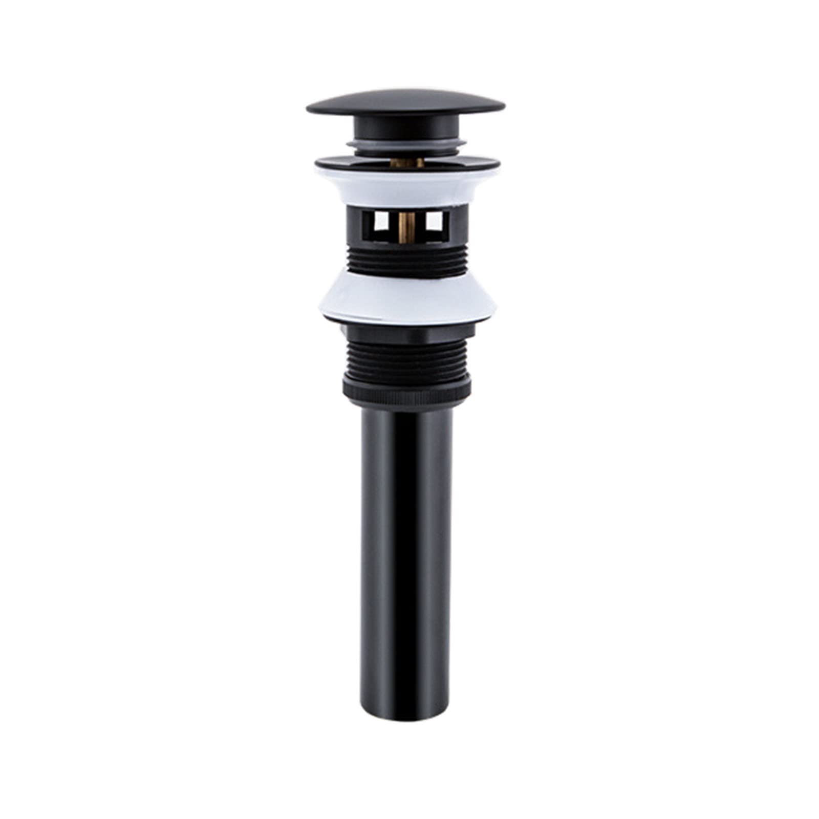 VáLvula DesagüE Lavabo,Valvula Desague Lavabo Click Clack,Valvula Desague Lavabo,TapóN DesagüE Lavabo,Laton,Desague Lavabo,Tapon Lavabo Click Clack Universal,negro