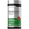 Horbaach Berberine with Ceylon Cinnamon | 120 Veggie Capsules | Vegetarian, Non-GMO & Gluten Free Supplement | Berberine Complex