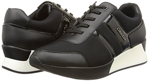 Calvin Klein Quanita, Sneakers Basses Femme, Noir (BBK), 38 EU