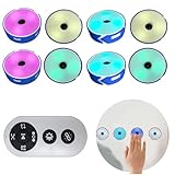 Equipo de entrenamiento de agilidad con luces de reacción, 4 modos de coordinación ojo-mano, ideal para atletas y entrenadores de fitness