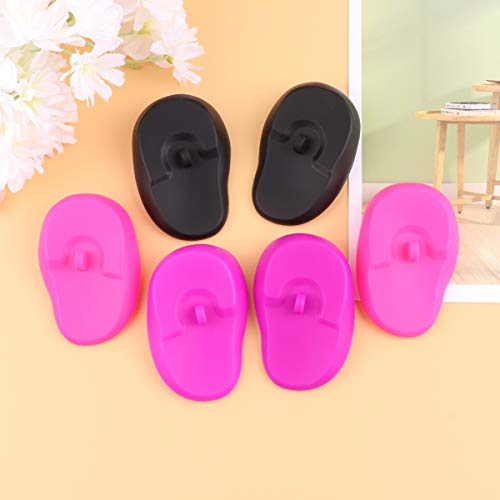 Tofficu 3 Pares Com Capa de Orelha de Silicone à Prova D' água Corante Corante para Colorir Tampa d