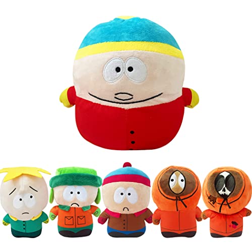 Joinsoft South North Park Cartoon Plushies, 8 Inches Kenny Kyle Cartman Stan, Party Favor Easter Birthday Gift For Kids Girls Boys(6Pcs) #TOP3