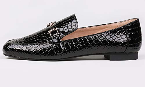 Feversole Women's Fashion Trim Deco Loafer Slippers #TOP6