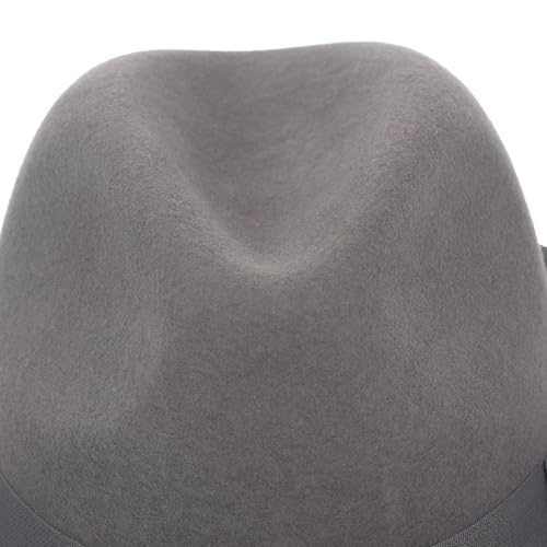 Image of FORBUSITE Wool Felt Wide Brim Fedora Hats for Women Men