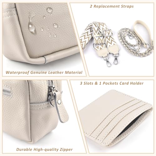 BROTOU Crossbody Bags for Women Leather Purses Small Handbags & Shoulder Bag with Adjustable Wide Strap with Gift Box3