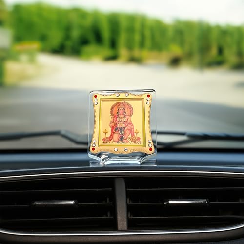 Image of Hanuman Idol Car Dashboard | Showpiece Decor Religious Frame for Pooja, Prayer and Gift