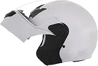 Capacete Mixs Gladiator Escamoteável Robocop Classic 58 Branco