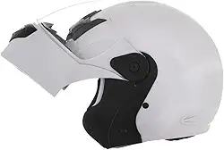 Capacete Mixs Gladiator Escamoteável Robocop Classic 58 Branco