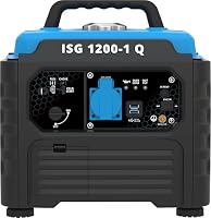 Güde Inverter Stromerzeuger ISG 1200-1 Q (4-Takt Motor, Benzin, 1,3/1,76 (kW/PS), 1x 230V, 2x USB, max. 1200W, Laufzeit bis 6 h, Tank 3 l, Überlastungsschutz, LED-Display, Zubehör, Gewicht 12,4 kg) – Ansicht 7