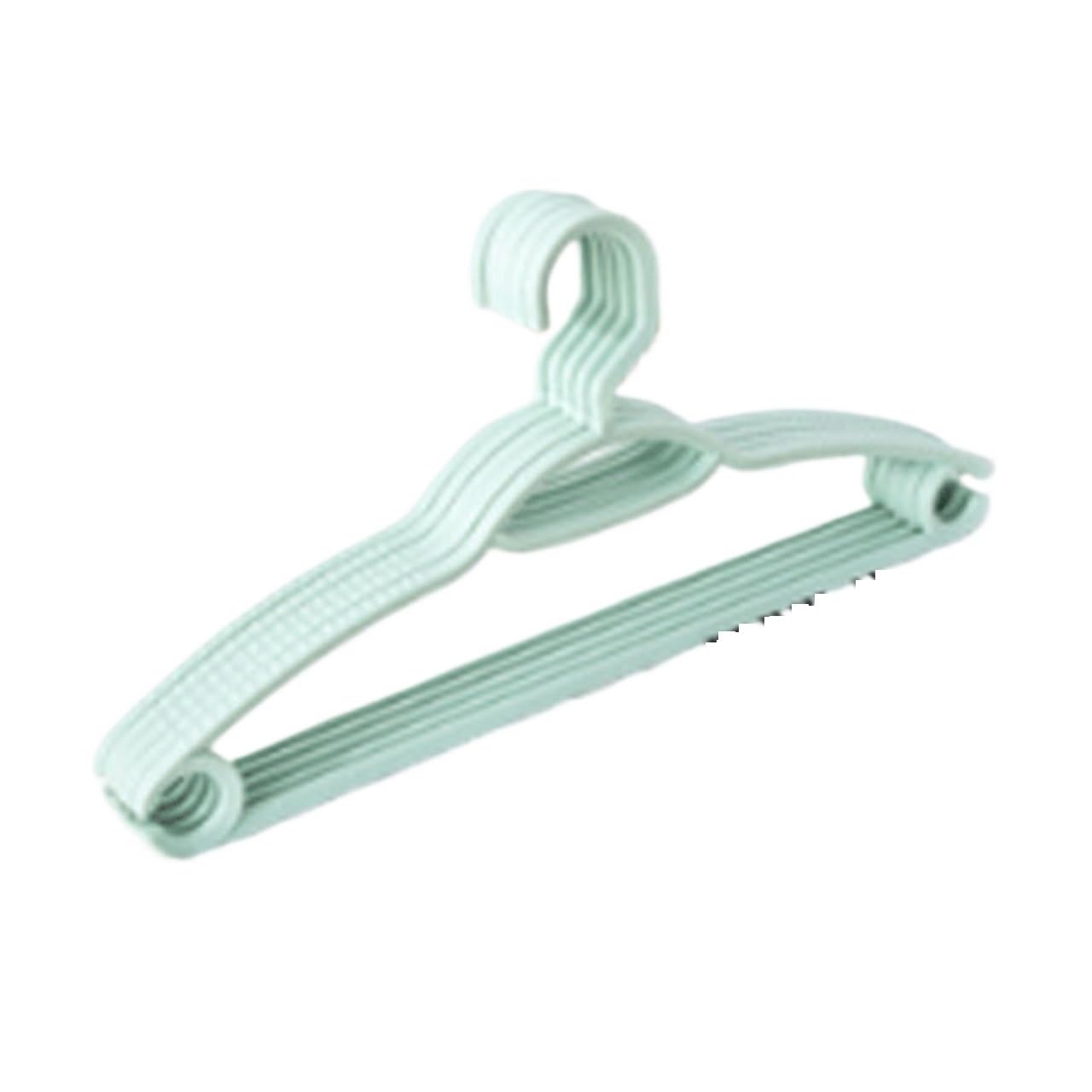 10 Pack Plastic Clothes Hangers Traceless Anti-shoulder Coat hanger