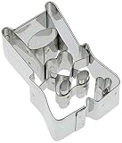 Städter Präge-Ausstecher Lederhose 6 cm Edelstahl, Silber, 6.5 cm