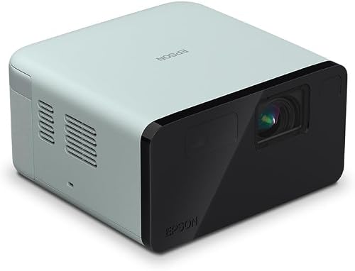 Epson EF-21G Mini Smart 3LCD Projector, Full HD, 1000 Lumens, 150 Inch Display with HDR, Google TV, Dolby Atmos Sound, Gaming & Home Cinema Laser Projector - Smoke Ice Green - 4