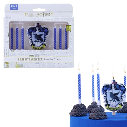 PME Harry Potter Birthday Candle Set of 7, Ravenclaw